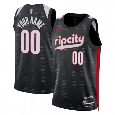Dres Portland Trail Blazers Prilagođeni Nike 2024-25 City Edition Crno Swingman Dres Portland Trail Blazers Prilagođeni Nike 2024-25 City Edition Crno Swingman